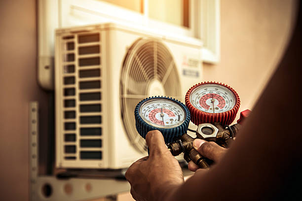 Professional Ac Installation technician working in Fombell, PA